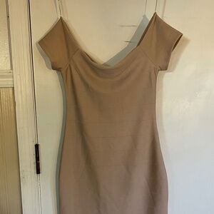 Brand new off shoulder mini dress